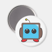 Niedlicher TV-Magnet Magnet (Vorderseite/Rückseite)