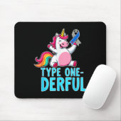 Niedlicher Typ 1 Diabetes Aufklärung T1d Typ 1 Mousepad (Mit Mouse)