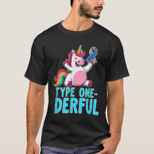 Niedlicher Typ 1 Diabetes Aufklärung T1d Typ 1 T-Shirt