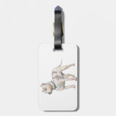 Niedlicher u. mächtiger gepäckanhänger (Rückseite vertikal)