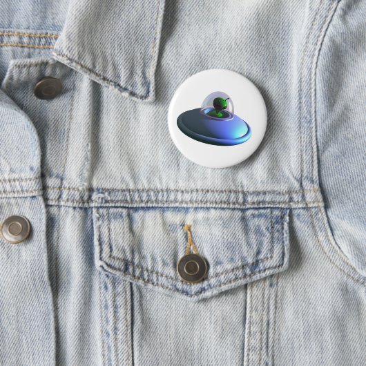 Niedlicher UFO-Button Button (Beispiel)