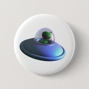 Niedlicher UFO-Button Button