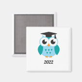 Niedlicher Uhu-Abschluss 2022 Magnet (Vorderseite/Rückseite)