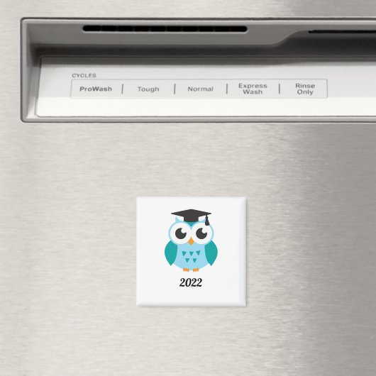 Niedlicher Uhu-Abschluss 2022 Magnet (In Situ (Geschirrspüler))