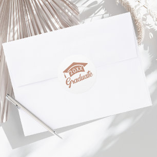 Niedlicher Umschlag Aufkleber der Graduationsklass