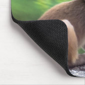 Niedlicher und Adorable-Baby-Affe Mousepad (Ecke)