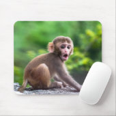 Niedlicher und Adorable-Baby-Affe Mousepad (Mit Mouse)