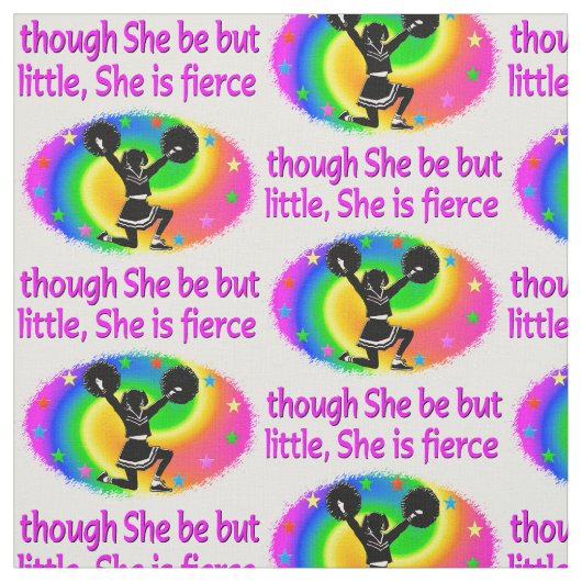 NIEDLICHER UND ADORABLE CHEERLEADER STOFF (Muster)