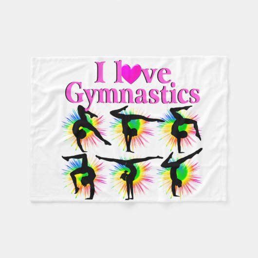 NIEDLICHER UND ANGENEHMER GYMNAST FLEECEDECKE (Vorderseite (Horizontal))
