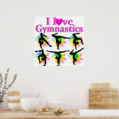 NIEDLICHER UND ANGENEHMER GYMNAST POSTER (Küche)