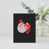 Niedlicher und bewundernswerter Valentinstag Postkarte (Stehend Vorderseite)