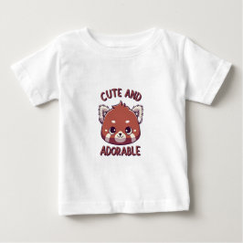 Niedlicher und bezaubernder Roter Panda Baby T-shirt