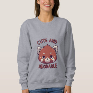 Niedlicher und bezaubernder Roter Panda Sweatshirt