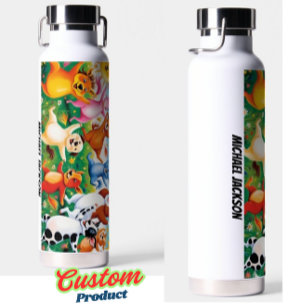 Niedlicher und Cooler Cartoon   Individuelle Name Trinkflasche