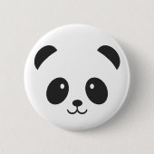 Niedlicher und Cuddly Panda-Button-Knopf Button (Vorderseite)