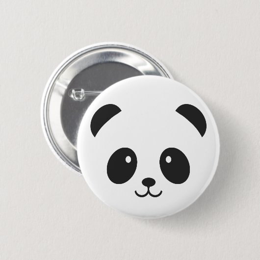 Niedlicher und Cuddly Panda-Button-Knopf Button (Vorne & Hinten)