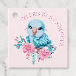 Niedlicher und erlesener Blauer Babypapagei Geschenkanhänger