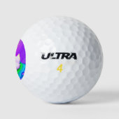 Niedlicher und farbenfroher Baby Swan Golfball (Logo)