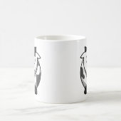 Niedlicher und farbenfroher Cartoon Milchkühe. Kaffeetasse (Mittel)