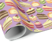 Niedlicher und farbenfroher Tee Illustriertes Must Geschenkpapier (Rolleneckpunkt)