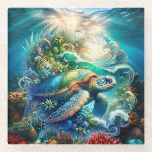 Niedlicher und farbenfroher Untersetzer