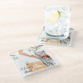 Niedlicher und farbenfroher Untersetzer aus Huneng (Schrägansicht)