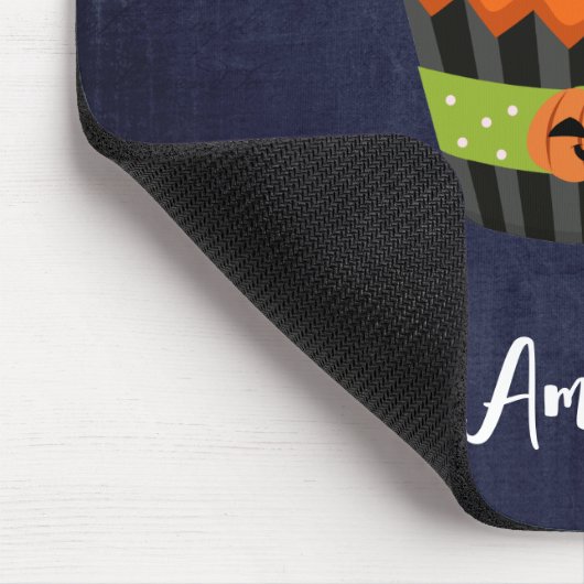 Niedlicher und grauenhafter Halloween Cupcake mit Mousepad (Ecke)