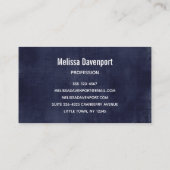 Niedlicher und grauenhafter Halloween Cupcake mit Visitenkarte (Rückseite)