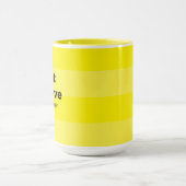 Niedlicher und heller Glaube an Wunder Gelb Tasse (Zentrum)