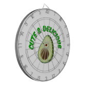 Niedlicher und köstlicher Avocado Dartscheibe (Vorderseite Links)