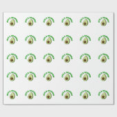 Niedlicher und köstlicher Avocado Geschenkpapier (Flach)
