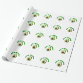 Niedlicher und köstlicher Avocado Geschenkpapier (Ungerollt)