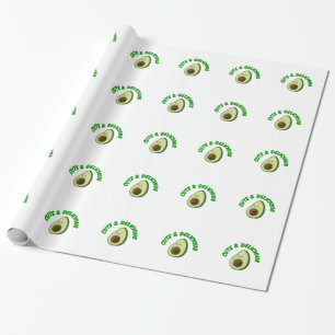 Niedlicher und köstlicher Avocado Geschenkpapier