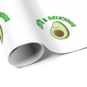 Niedlicher und köstlicher Avocado Geschenkpapier (Rolleneckpunkt)