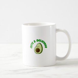 Niedlicher und köstlicher Avocado Kaffeetasse