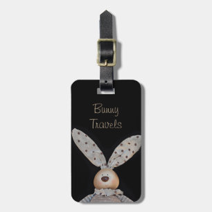 Niedlicher und kuscheliger Hase Gepäckanhänger