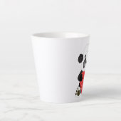 Niedlicher und liebender Panda-Bär Milchtasse (Vorderseite)