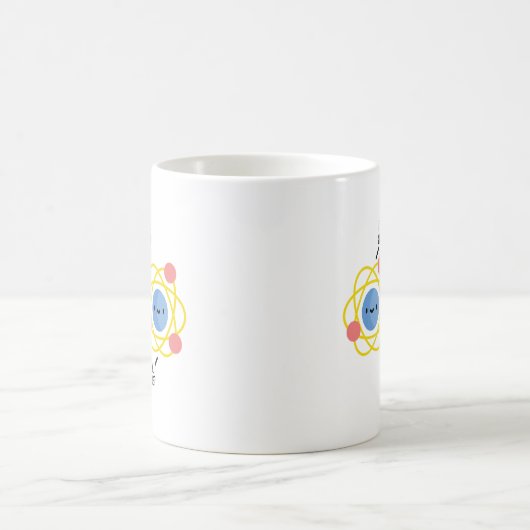 Niedlicher und lustiger Atom Science Joke Pub Kaffeetasse (Mittel)