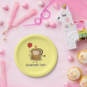 Niedlicher und lustiger Celebratory Toast Pappteller (Party)