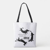 Niedlicher und lustiger Hund Lover Tasche (Rückseite)