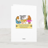 Niedlicher und lustiger Hund Will Snacks in Cone G Karte (Rückseite)