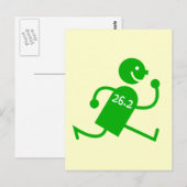 Niedlicher und lustiger Marathon Postkarte (Vorne/Hinten)