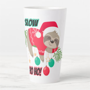 Niedlicher und lustiger Weihnachtsmann-Slow Ho Ho Milchtasse