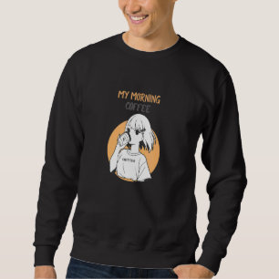Niedlicher und mein Morgenkaffee Sweatshirt