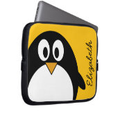 Niedlicher und moderner CartoonPenguin Laptopschutzhülle (Vorne Rechts)