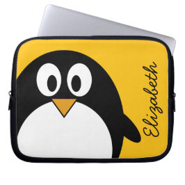 Niedlicher und moderner CartoonPenguin Laptopschutzhülle