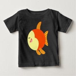 Niedlicher und Plumping Cartoon Fish Baby T - Shir Baby T-shirt