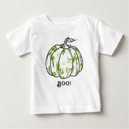 Niedlicher und schokogrüner Jack-O’ Lantern Baby T-shirt