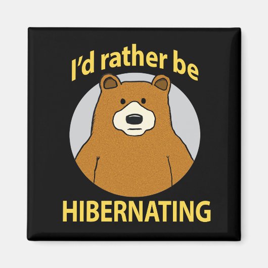 Niedlicher und sonniger Bär, der eher sonnig ist Magnet (Vorne)