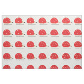 Niedlicher und sonniger Igel Pilz Stoff (Fat Quarter (45,7 x 55,9 cm))